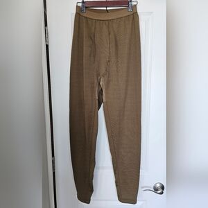 Halys PCU Level 2 Waffle Thermal Pants Brown Large Military Base Layer USA
